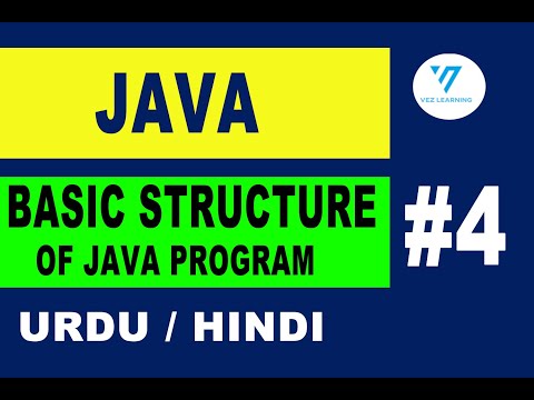 04 Introduction To Java Urdu Basic Structure Of Java Program Java Tutorial In Urdu