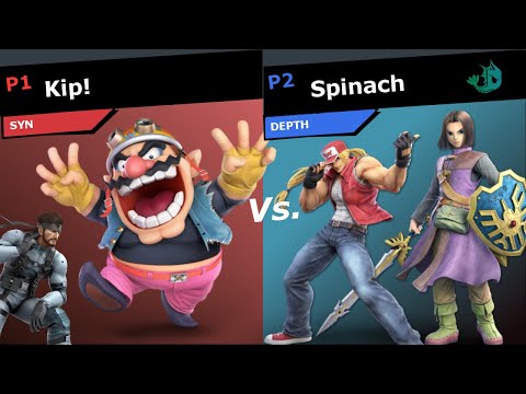 SR9 SSBU - Kip! (Wario/Snake) Vs. Spinach (Terry/Hero) Grand Finals Smash Ultimate