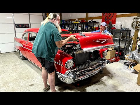Taking my 1957 Chevy Belair Apart to Install Vintage Air Conditioning!