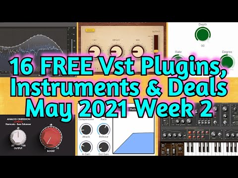 16 NEW Best FREE Audio VST PLUGINS, Vst Instruments, Sample Packs & MEGA DEALS - May 2021 Week #2