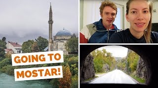 Hvar ferry to Split, Croatia + bus ride to Mostar, Bosnia and Herzegovina travel vlog