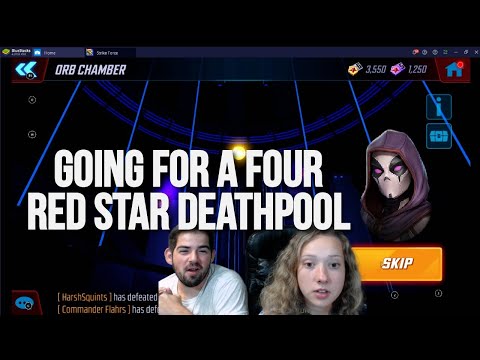 40 Red Star Orb Opening for Deathpool  I Marvel Strike Force - MSF