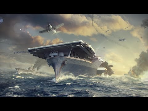 World of Warships: Legends CV Tips and Setup!! (Lexington as Example)