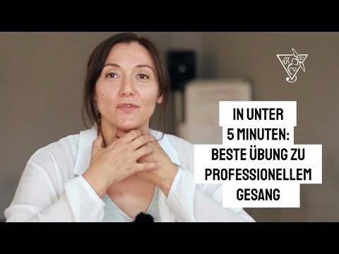 Achieve more professional singing in under 5 minutes: Practice your vocal support