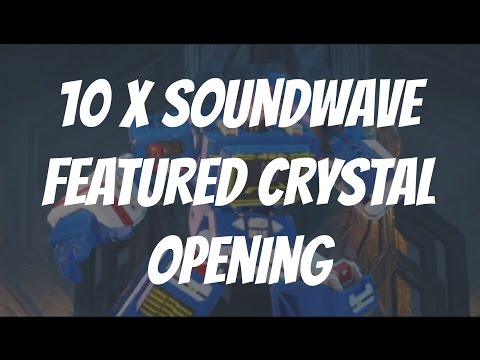 Transformers Forged to Fight Soundwave Feature Crystal Opening