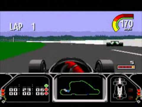 Newman Haas IndyCar featuring Nigel Mansell Megadrive