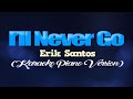 I'LL NEVER GO - Erik Santos (KARAOKE PIANO VERSION)