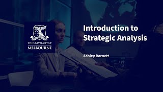 Introduction to Strategic Analysis