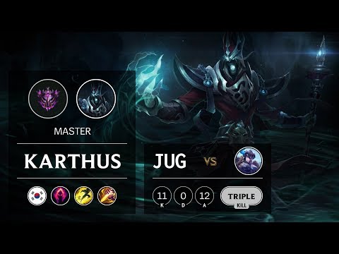 Karthus Jungle vs Sejuani - KR Master Patch 9.13