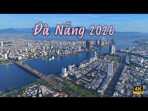 Da Nang full city view flycam drone footage
