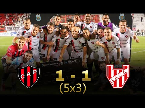 PATRONATO [1-1] (5x3) INSTITUTO | Copa Argentina | (Los Goles + Penales)