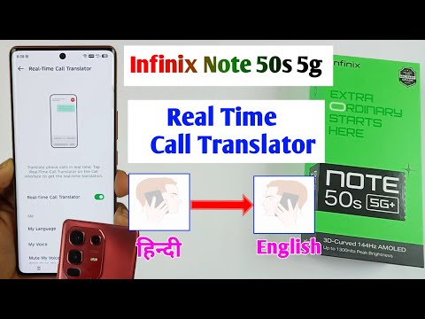 Infinix note 50s call assistant setting / infinix note 50s real time call translator