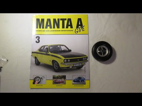 Hachette Opel Manta A GT/E Part 3 - Das linke Vorderrad!