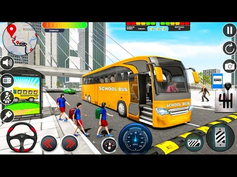 Offroad High School Bus Driver Simulator Bus Driving Simulator 3D - Android Gameplay