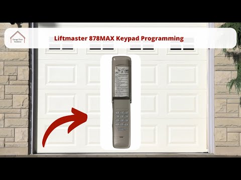 Liftmaster 878max Keypad Programming