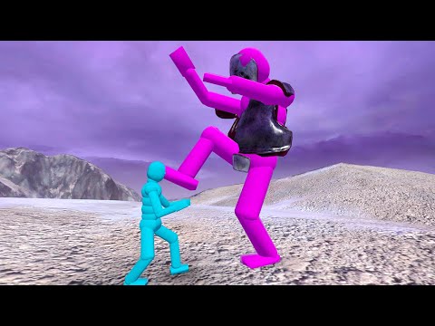 Armored Giant NPC Smart AI Fights in Overgrowth