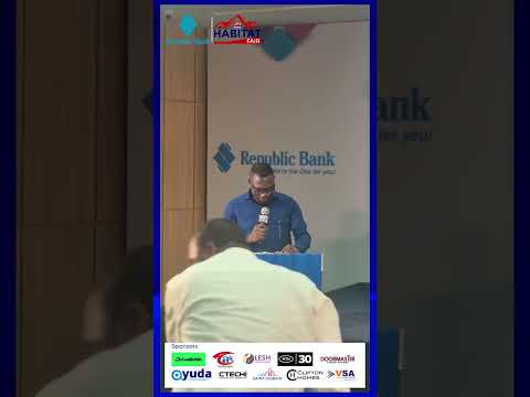 Fiifi Koomson speaks at the Habitat Fair partnership event.#RepublicBankJoyNewsHabitatFair