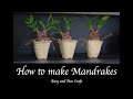 How To Make Mandrake Harry Potter DIY