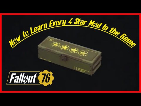 Fallout 76 | Glitch | How to Learn Every 4 ⭐ Legendary Mod Boxes EASY | Dupe Glitch