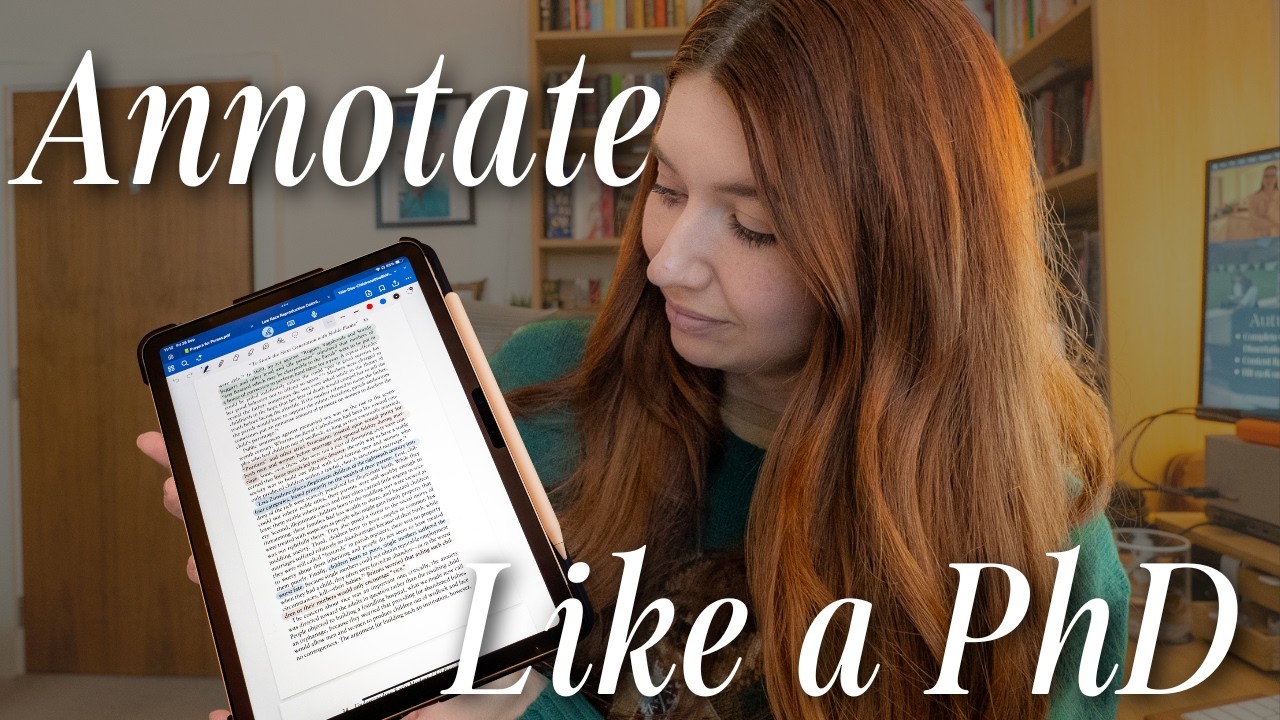 How to Read & Annotate PDF Academic Article Like a PhD Student on an iPad or Mac Using Goodnotes