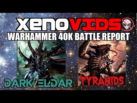 Warhammer 40k Battle Report- Battle League 2015 Dark Eldar Vs Tyranids Part One