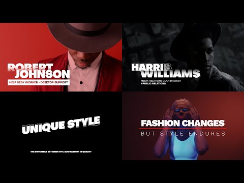 Kinetic Titles and Lower Thirds | for Premiere Pro