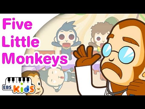 EBS Kids Song - Five Little Monkeys