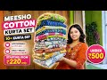 Meesho Cotton Kurta Set Haul Under 499Rs