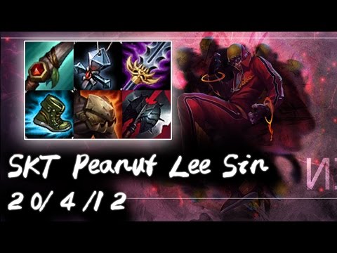 SKT Peanut Lee Sin Jungle vs Kha'Zix | True display of skills | Korea High Elo Replays