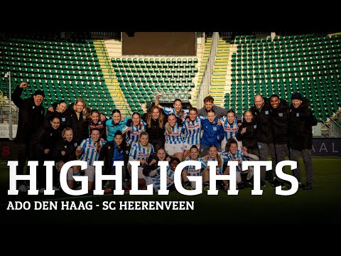 Derde overwinning op rij | Highlights ADO Den Haag Vrouwen - sc Heerenveen Vrouwen