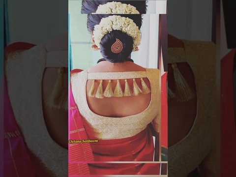 Beautiful back neck blouse design trending most#ytshorts #blousedesign #chetana