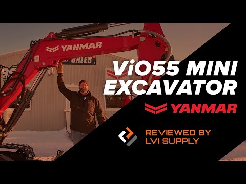 Jason LaValley of LVI Supply reviews Yanmar ViO55 #miniexcavator