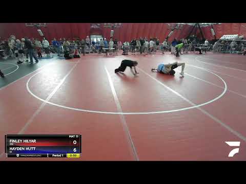 119 Lbs Quarterfinal - Finley Hilyar, MN Vs Hayden Hutt, IA E718