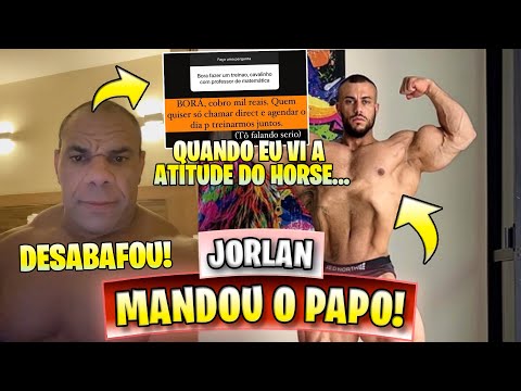 JORLAN VIEIRA MANDA O PAPO E DESABAFA SOBRE ATITUDE DE HORSE DE COBRAR MIL REAIS POR TREINO!