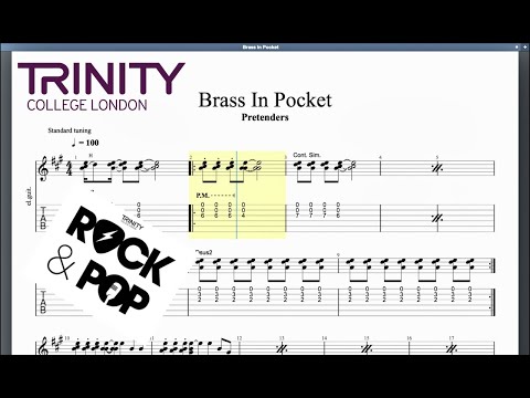 Brass In Pocket Trinity Grade 2 Guitar