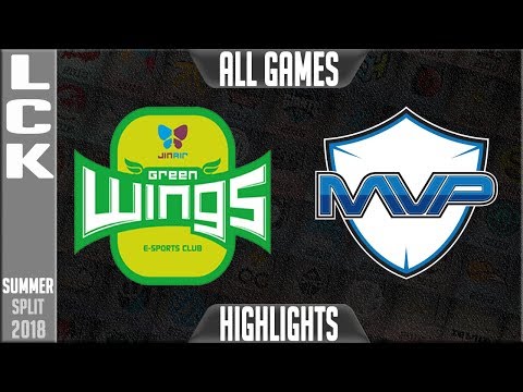 JAG vs MVP HIGHLIGHTS ALL GAMES - LCK Summer 2018 Week 5 Day 4 | Jin Air Greenwings vs MVP Series