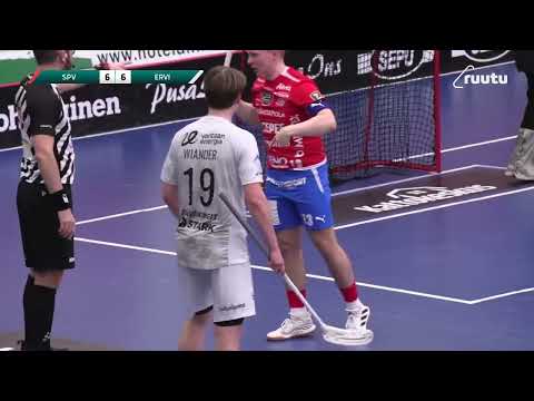 F-liigaM, SPV - ErVi, 21.1.2024. Tilanne ajassa 64min.