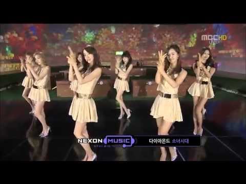 111231 SNSD Diamond @ 2011 MBC Music Fest