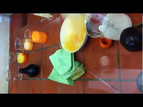 Chemie: Elementares Brom reagiert mit Aluminiumfolie gg + laborlehrer kommis