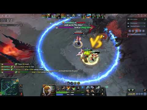 Dota 2 Replay Legion Commander Rampage #1 - Strict Solo Ranked Matchmaking Mid Role