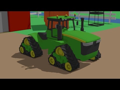 Great Tractor for Kids - Formation and uses | fairy tales | Bajka Traktor animacje - konstrukcja