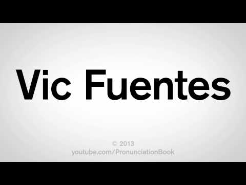 How to Say Vic Fuentes
