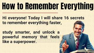 How to Remember Everything You Learn 📚 | 16 Powerful Memory Secrets to Study Faster