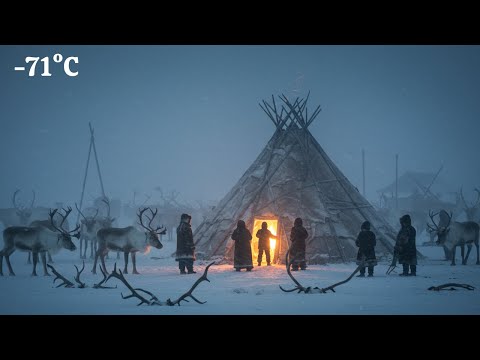 Nenets Nomads of Siberia: 1000km Daily Reindeer Migration & Moving Tents