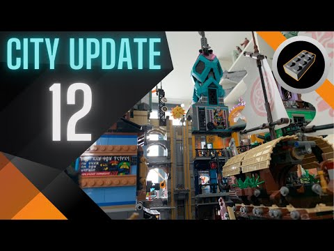 LEGO STADT MOC 2021 - Update 12: Gebäudeintegration [1] - 71741 NINJAGO CITY Gardens (2021)