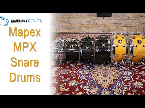 Reviewed - Mapex MPX Snare Drums // Full Review & Demo...