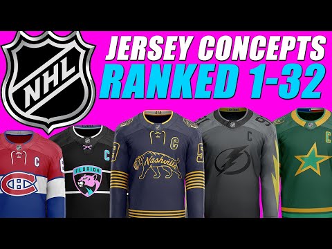 NHL Jersey Concepts Ranked 1-32! (Designs by Nashnorf)