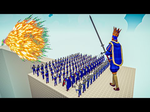 100x MEDIEVAL ARMY vs EVERY GOD | TABS - Totally Accurate Battle Simulator