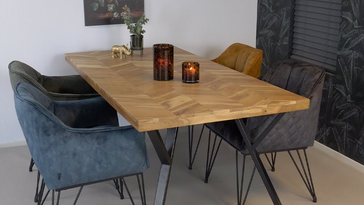 Velvet eetkamerstoel Jayron koper