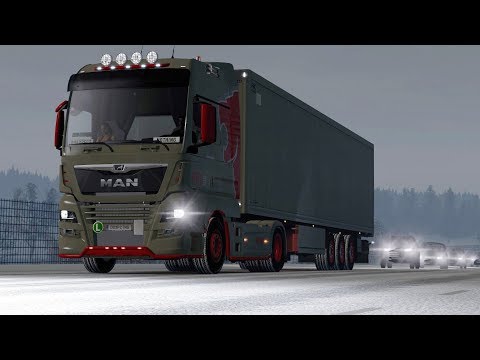 ETS2 1.33 MAN TGX E6  Bergen - Kouvola Part 2/3